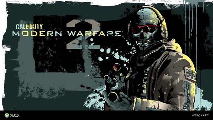 Call of Duty Modern Warfare 2 Ghost Xbox Art