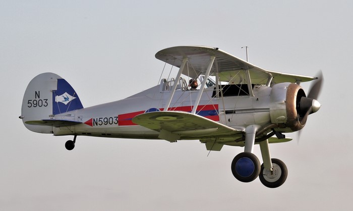 Gladiator II airplane in flight