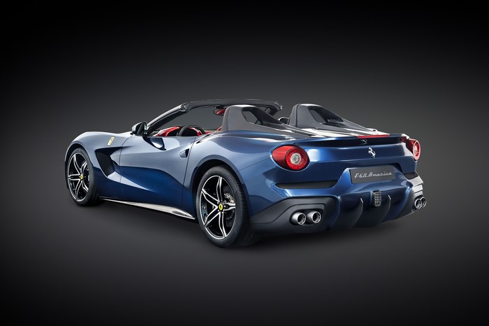 Ferrari F60 America Cabriolet Rear View