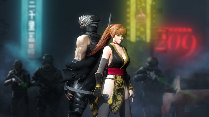Ryu Hayabusa and Kasumi from Ninja Gaiden