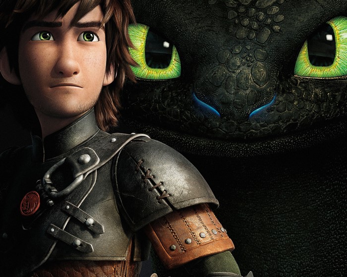 Hiccup and Toothless from How to Train Your Dragon