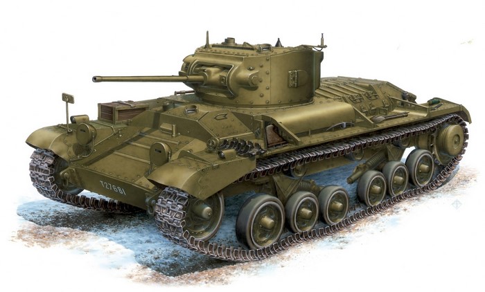 Valentine Mk III tank painting