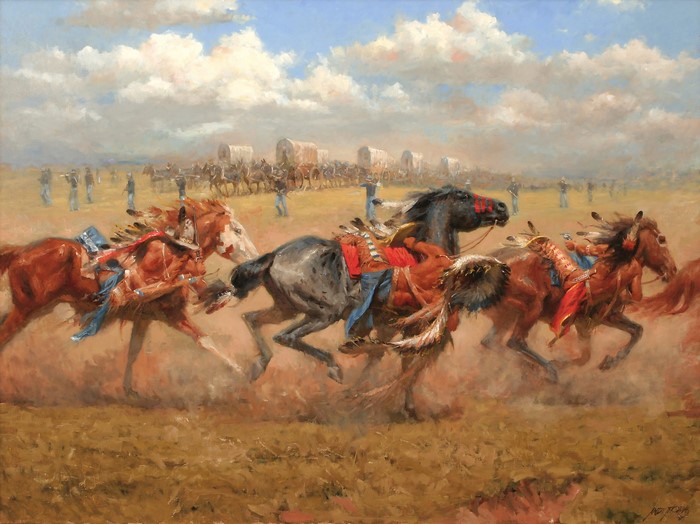Attack on the 7th Cavalry by Andy Thomas