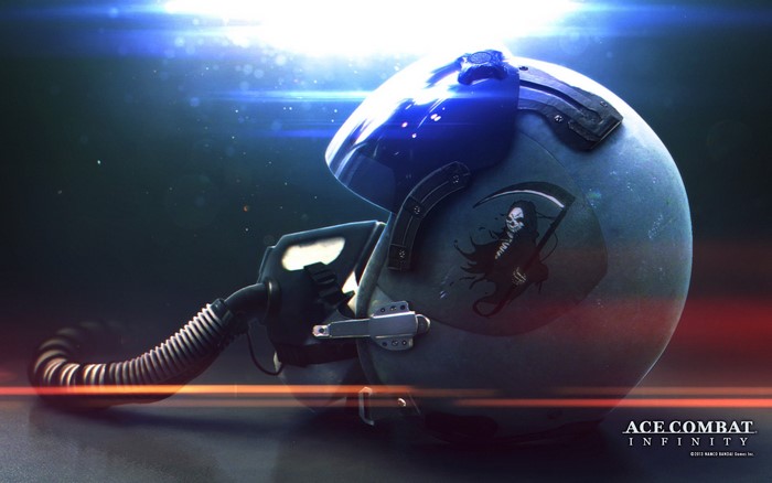 Ace Combat Infinity pilot helmet