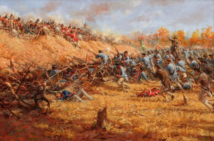 The Battle of Saratoga by Andy Thomas