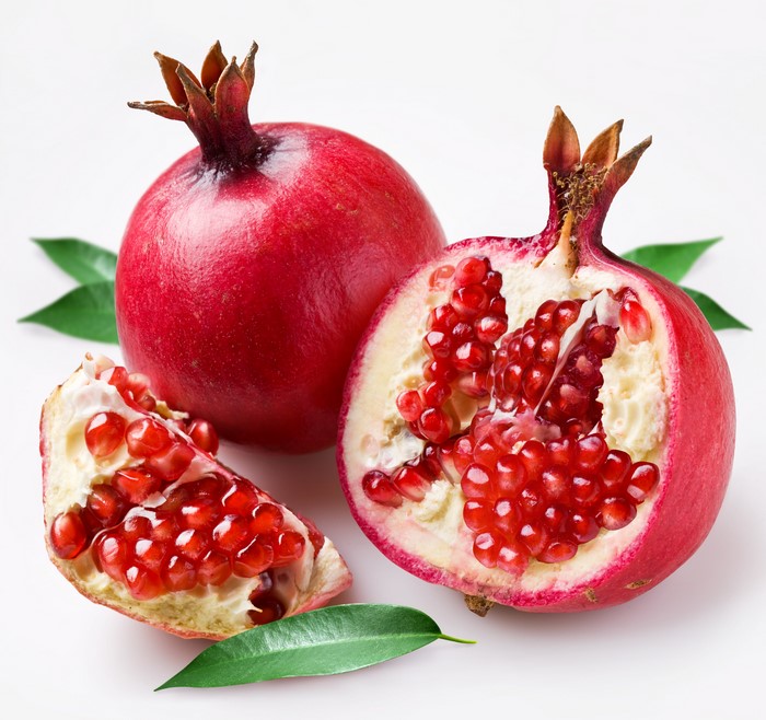 4K Pomegranate Closeup