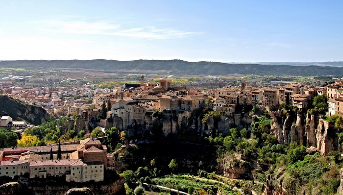 Cuenca, Spain, city on cliffs