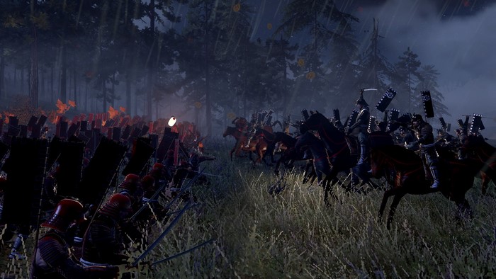 Total War Samurai Battle in Forest