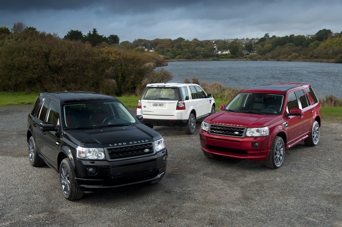 Three Land Rover Freelander 2 SD4 Sport Limited Edition SUVs