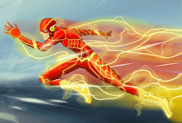 The Flash from Heroes comics