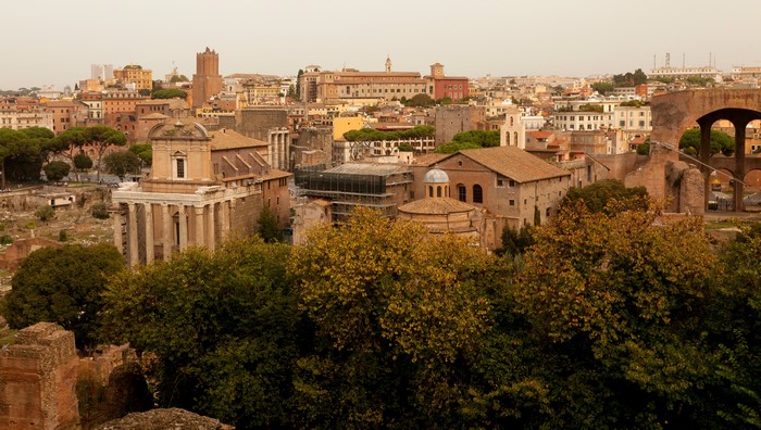 4K Roma Italy Houses