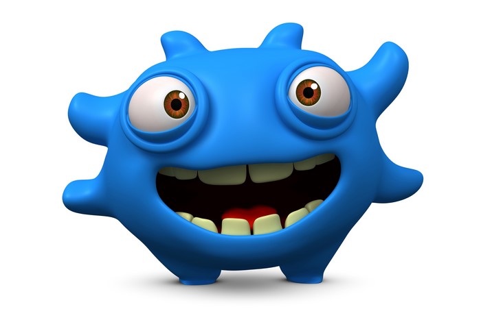 Blue monster from Monsters, Inc.