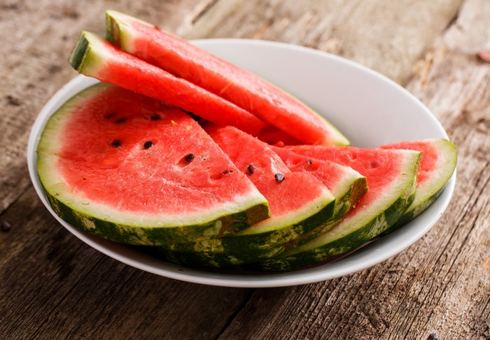 Watermelon Slices on a Plate