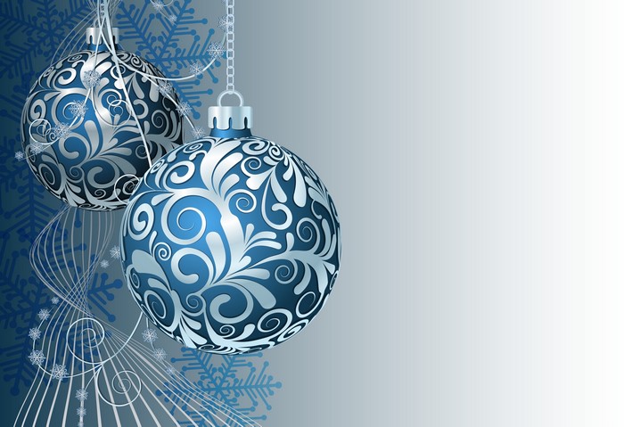 Christmas Balls with Snowflakes