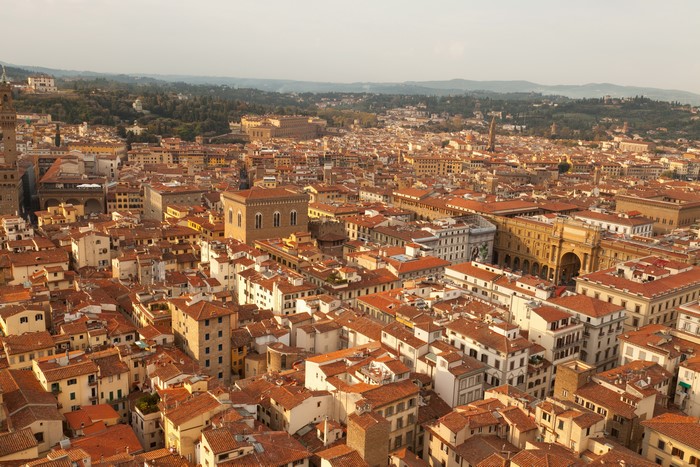 Florence, Italy from above