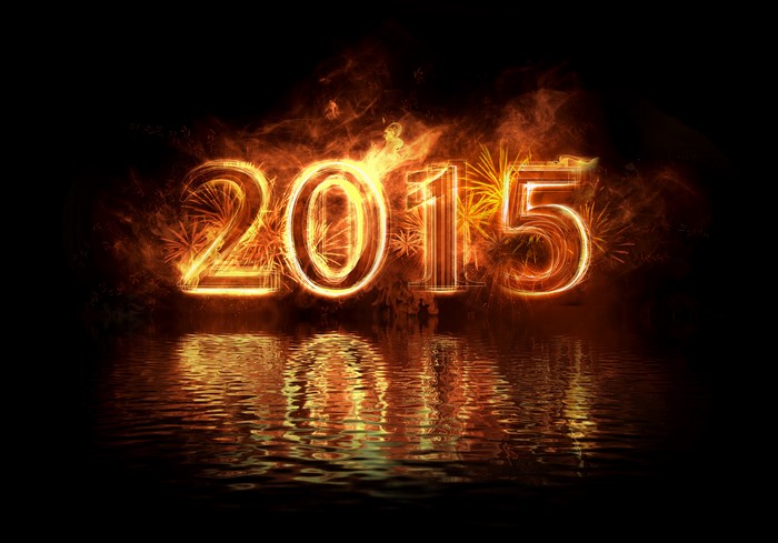 2015 New Year's Eve Fire and Fireworks