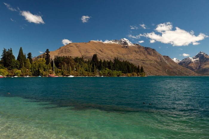 Lake Wakatipu Scenery, New Zealand