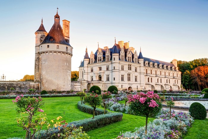 Château de Chenonceau, France, Castles, Parks, Lawn