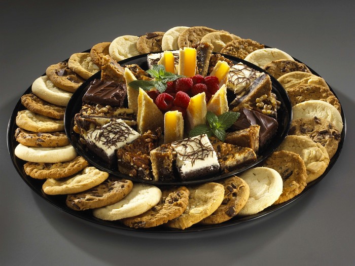 Dessert Platter with Cookies and Brownies