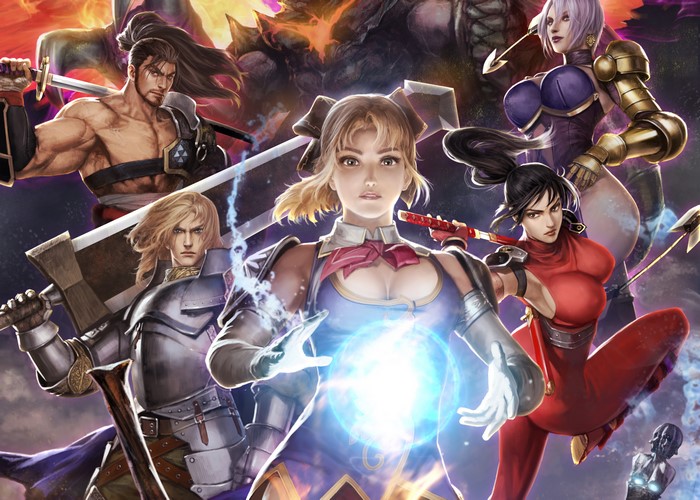 Soul Calibur Warriors with Magic and Swords