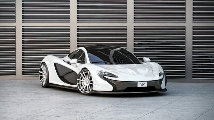 White McLaren P1 by Wheelsandmore