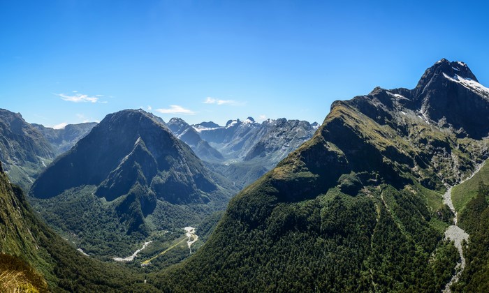 Mountains in Southland, New Zealand