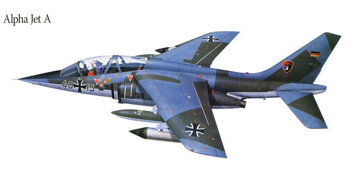 Alpha Jet A German Air Force Fighter Jet
