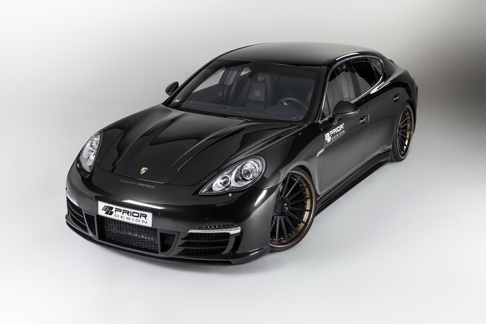Black 2013 Porsche Panamera (Prior Design) Tuning