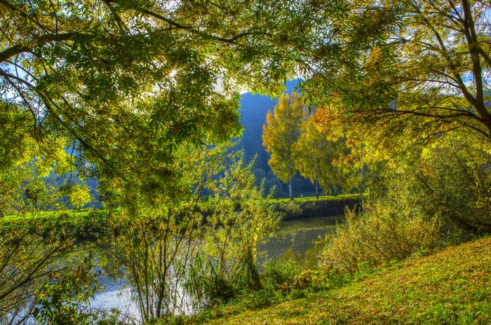 4K Nehren Germany River and Trees