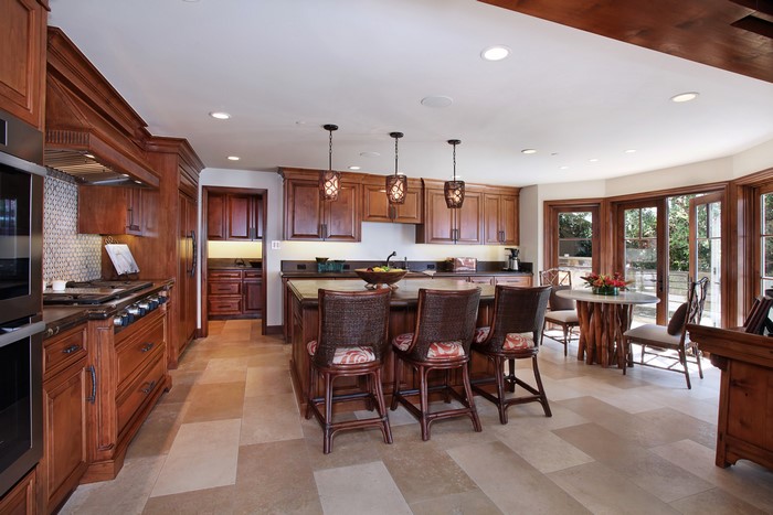 Kitchen Interior Design with Chairs
