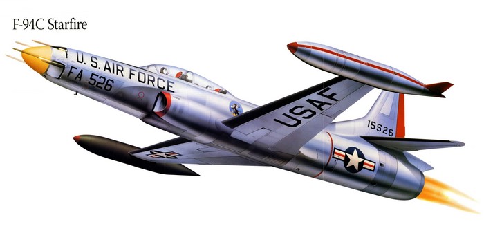 F-94C Starfire U.S. Air Force Jet