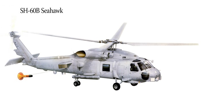 SH-60B Seahawk Helicopter Painting