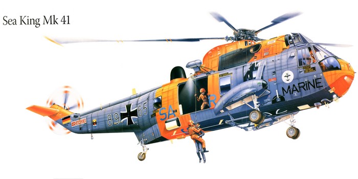 Sea King Mk 41 Helicopter Painting