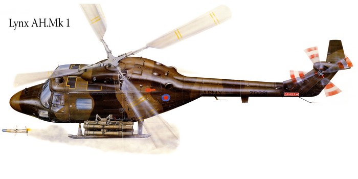 Lynx AH.Mk 1 Helicopter Firing Missile