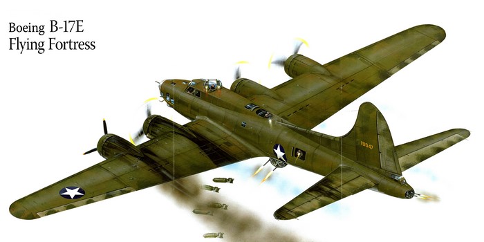 Boeing B-17E Flying Fortress Bomber