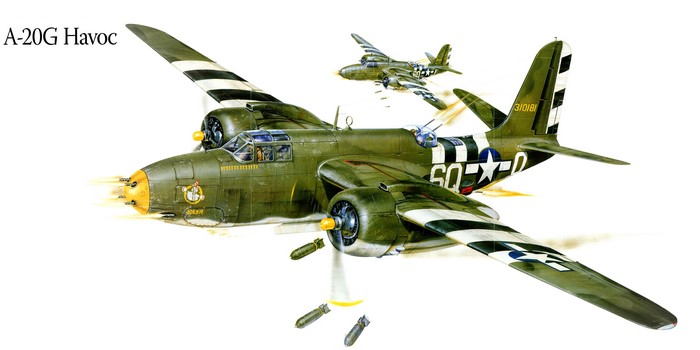 A-20G Havoc Aircraft Painting