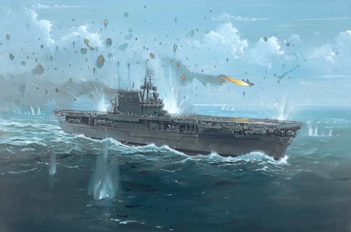 USS Enterprise (CV-6) in battle