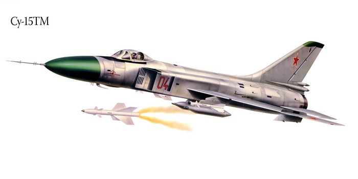 Su-15TM Fighter Jet Launching Missile
