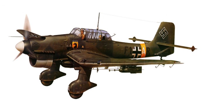 Junkers Ju-87 Stuka Airplane Painting Art