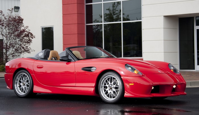 Red 2015 Panoz Esperante Spyder GT Cabriolet