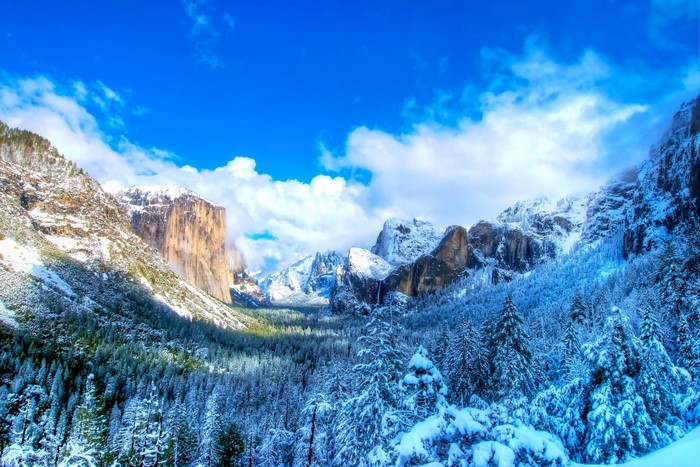 Yosemite National Park in Winter
