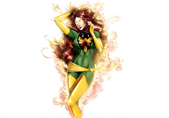 5K 6K Jean Grey-Summers Heroes comics Hair