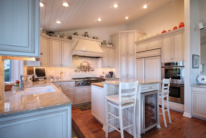 Kitchen Interior Design with Chairs