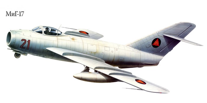 MiG-17 Fighter Airplane Painting Art