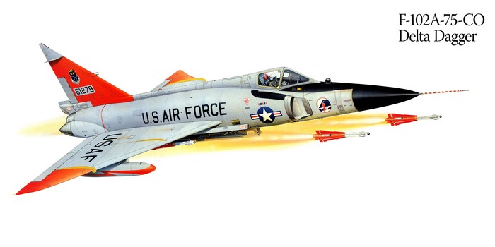 F-102A-75-CO Delta Dagger Airplane Painting