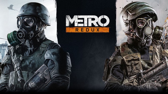 Metro Redux game cover with soldiers