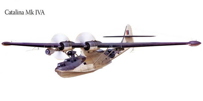 Catalina Mk IVA Airplane Painting Art