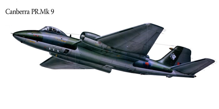 Canberra PR.Mk 9 Airplane Painting Art
