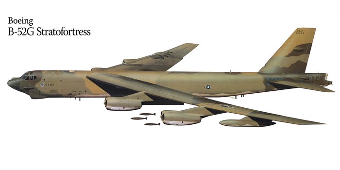 Boeing B-52G Stratofortress Airplane Painting