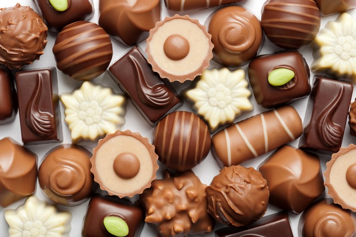 Assortment of chocolates